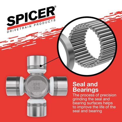 Spicer Kit de Juntas Universales Serie 1310, Negro 5-1310-1X