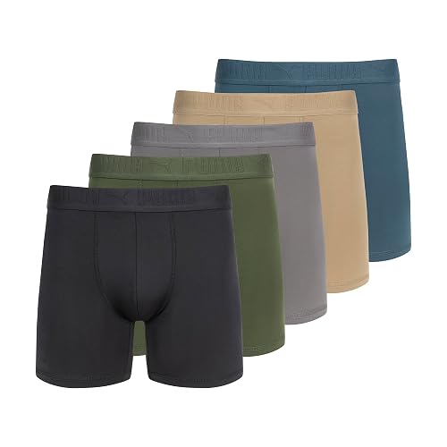 Puma 5 Pack Performance Boxer Briefs Ropa Interior de Hombres Hombre