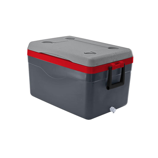 Hielera Portátil 50 L (53 QT) para 70 Latas Color Gris Lava Cooler