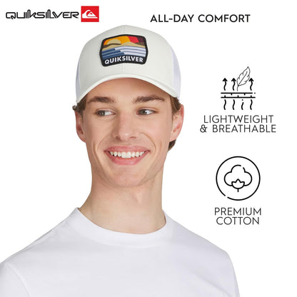 Quiksilver Premium Cotton Adjustable Snap Back Logo Gorra de béisbol Hombre