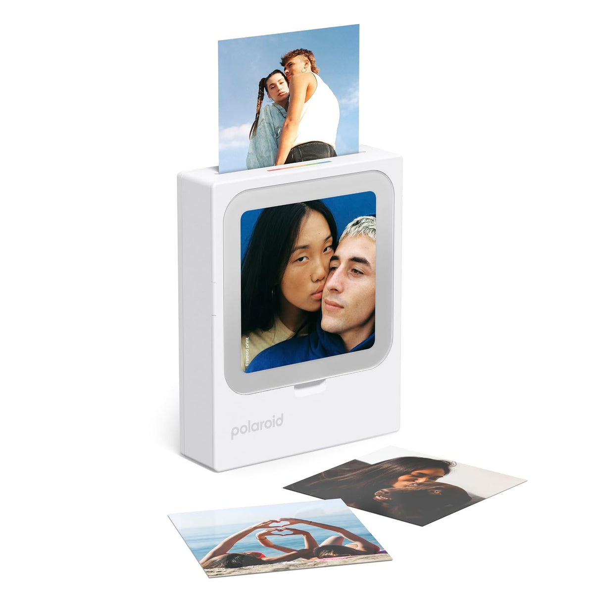 Polaroid Hi-Print 6646 Papel Fotográfico 3x3, Individual o con Impresora - Impresora + 60 hojas