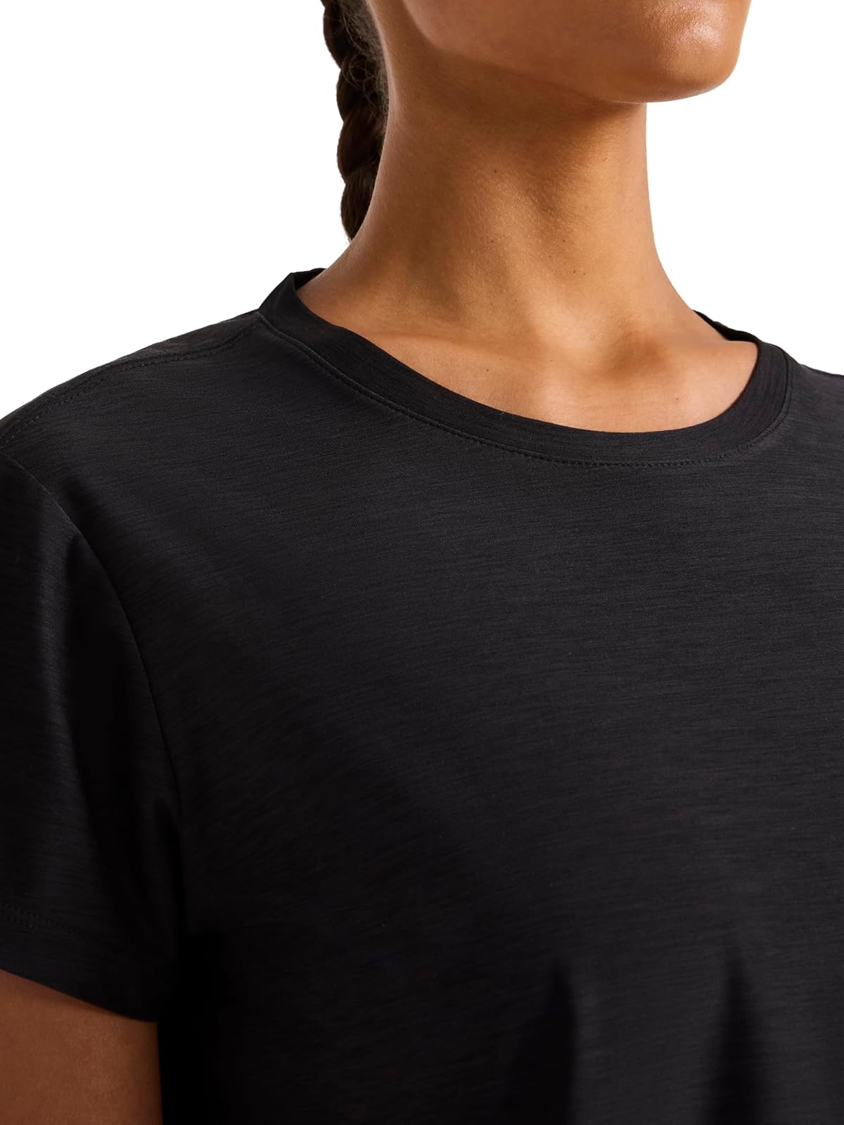 Reebok Apparel Glow Tech Heathered S/S - Playera para Mujer