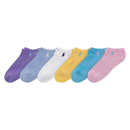 Polo Ralph Lauren Calcetines de Corte Bajo con Amortiguación Mujer - 9-11 - Light Assorted