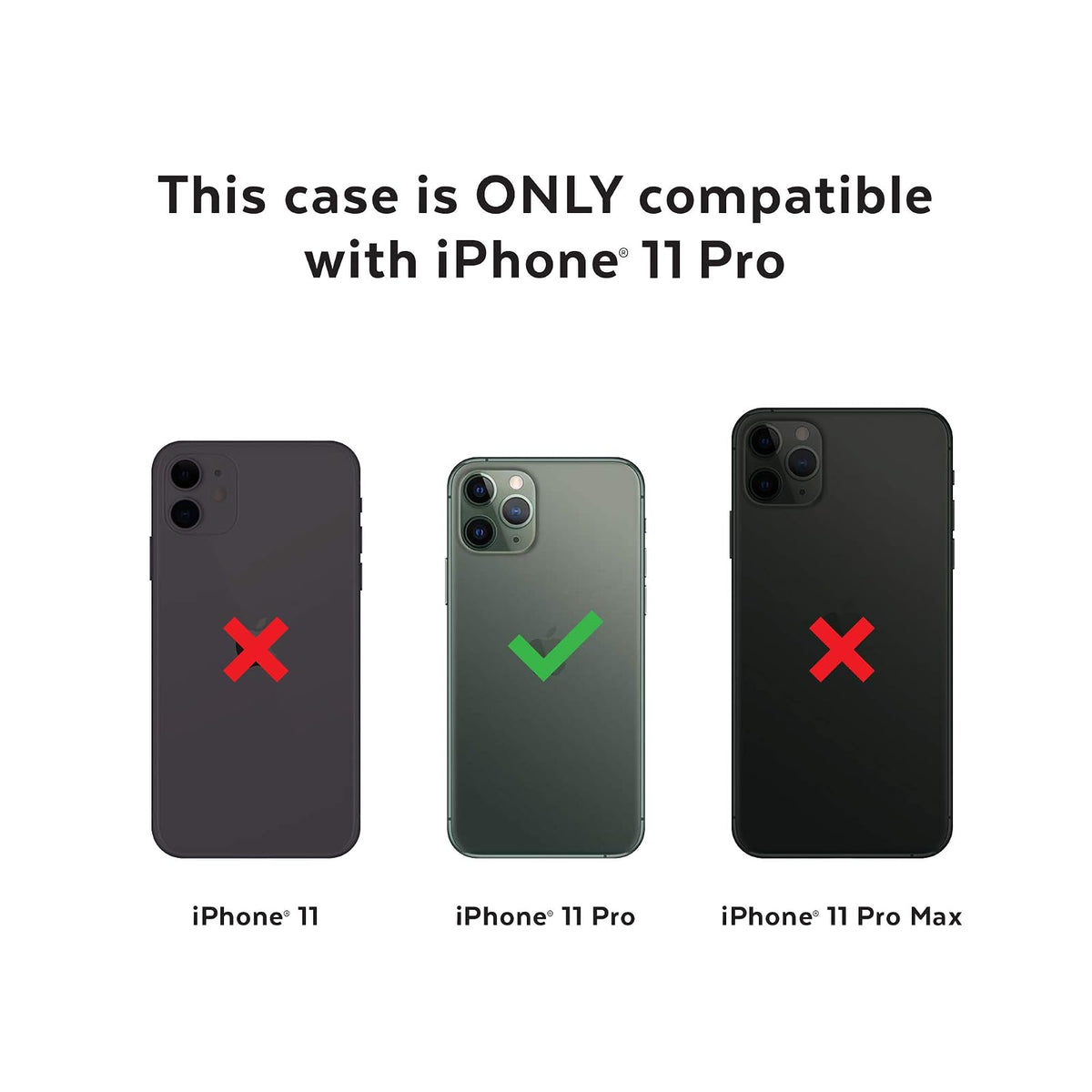Speck Funda Presidio Pro para iPhone 11 Pro - Azul/Negro