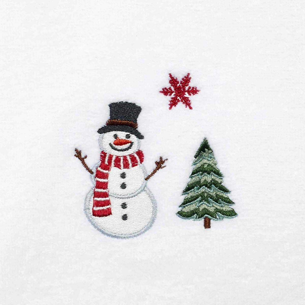 Avanti Linens - Toallas de Mano, Esenciales de baño Suaves y absorbentes, decoración del hogar de día Festivo (colección de muñeco de Nieve de Invierno, Paquete de 2)