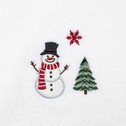 Avanti Linens - Toallas de Mano, Esenciales de baño Suaves y absorbentes, decoración del hogar de día Festivo (colección de muñeco de Nieve de Invierno, Paquete de 2)