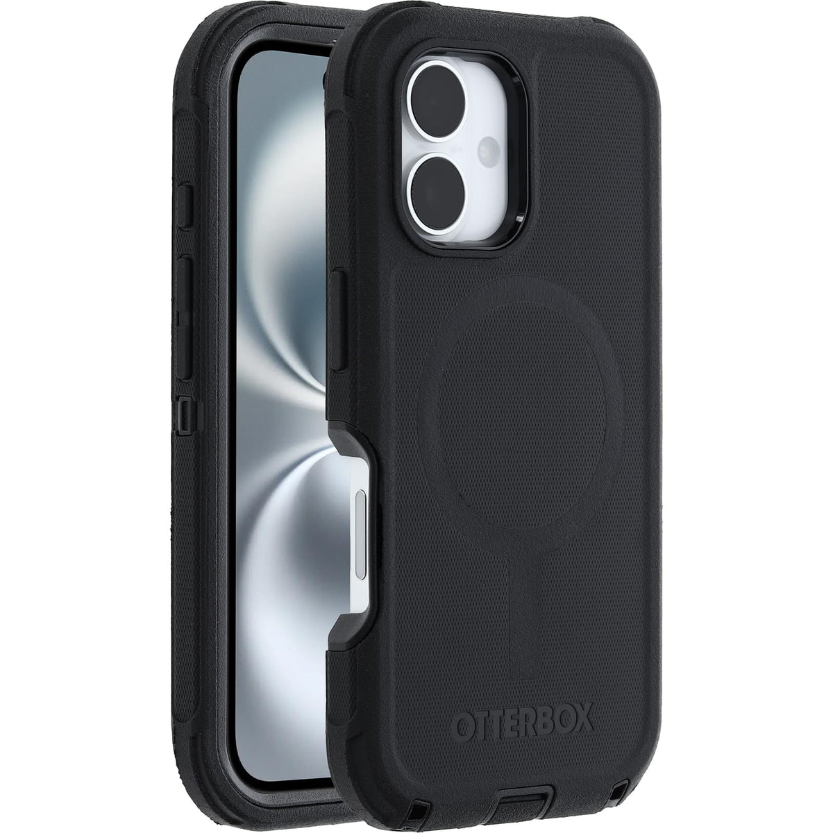 OtterBox Funda de teléfono Negro - Case para Teléfono - Material: Goma Silicona - Protección contra caídas - Color: Negro - Tema: Militar