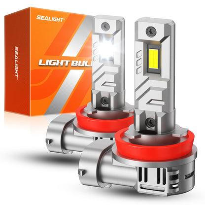 SEALIGHT Bombillas H11/H8/H9 Antiniebla 30000 lm 120W 6500K