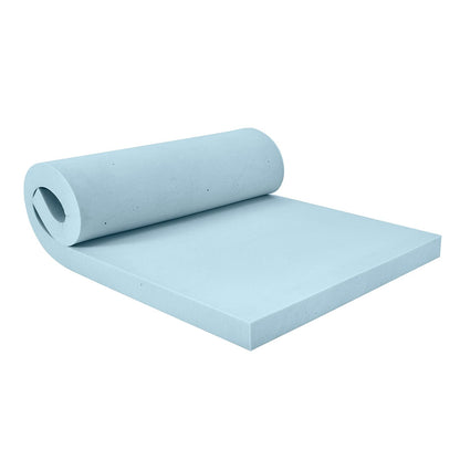 Sealy TrueForm - Colchón de Espuma viscoelástica de 3 Pulgadas, Color Azul