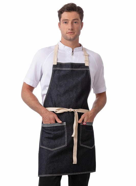 Chef Works Delantal de mezclilla Ridgewood DelantalUnisex adulto