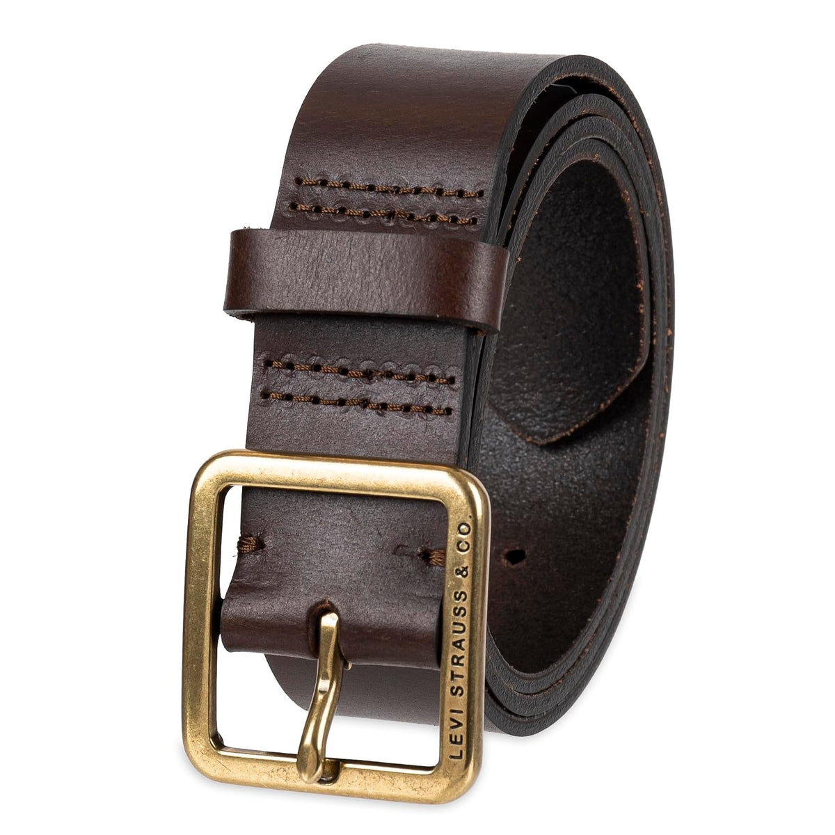 Levi's Casual Square Center Bar Buckle Belt Cinturón Mujer
