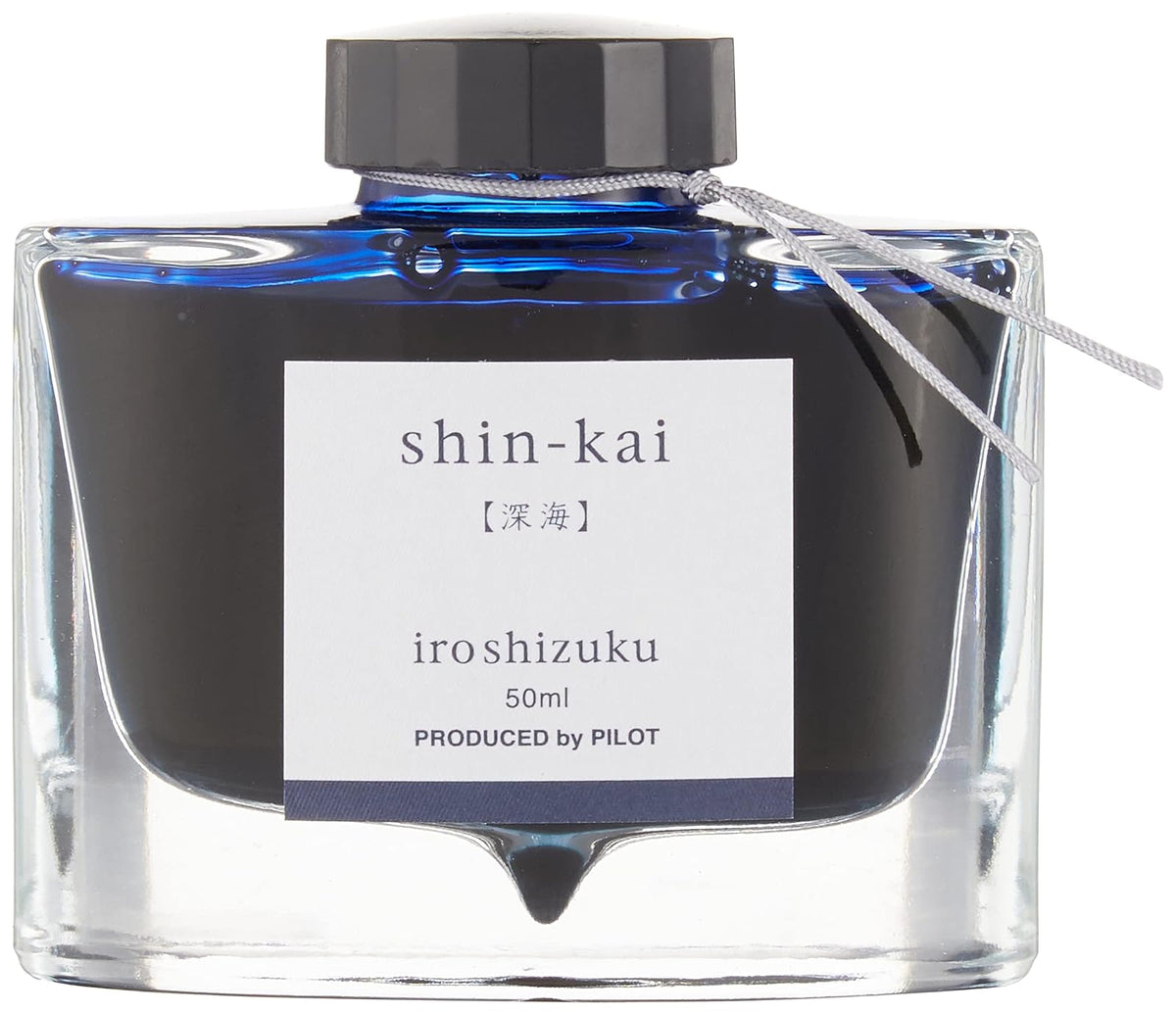 Pilot Iroshizuku Tinta para Pluma Fuente 50 ml, Colores Japoneses - Azul oscuro