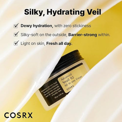 COSRX Advanced Snail 92 All in One Cream, 100ml
