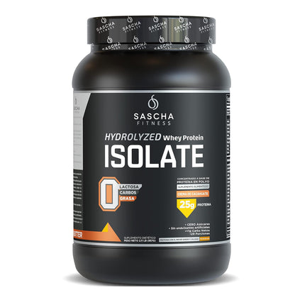 Sascha Fitness Proteína en Polvo, Sabores Surtidos - Mantequilla de cacahuete - 1.04 kg (Paquete de 1)