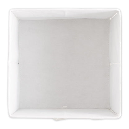 DII cajas de almacenamiento de tela para guardería, oficinas, y organización del hogar, Gris, 13" Large - Set of 2, 1, 1