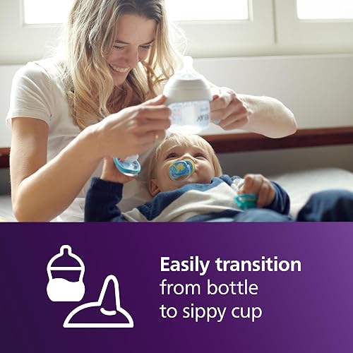 Philips AVENT Natural Trainer SCF263/01 - Vaso para beber con pezón de respuesta natural y boquilla suave, 5 onzas, 1 unidad