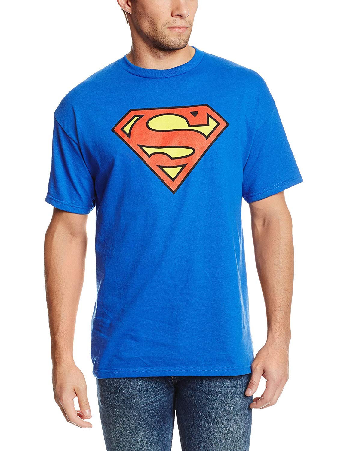 DC Comics Logotipo clásico de Superman Camiseta para para Hombre
