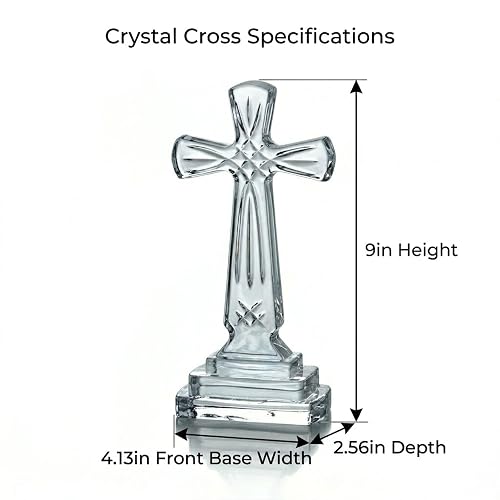 Celebrations by Mikasa Rejoice - Cruz de vidrio (9 pulgadas)