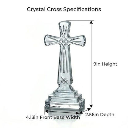 Celebrations by Mikasa Rejoice - Cruz de vidrio (9 pulgadas)