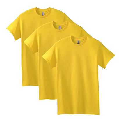 Gildan G5000 Camiseta de Algodón Pesado para Hombre - 3 - Daisy (paquete de 3) - XL