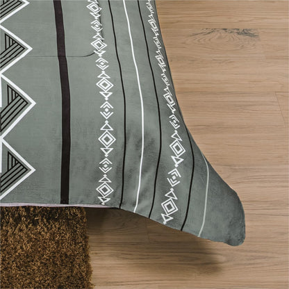 Colchas Concord Cobertor Pachi Flannel, Color Gris, 100% Poliéster, Tamaño King Size, Queen Size, Manta Cálida y Suave para Cama, Ideal para Invierno, 1 Pieza