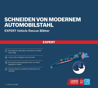 Bosch Hoja de sierra sable EXPERT Vehicle Rescue S957 CHM