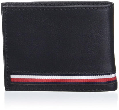 Tommy Hilfiger 31TLE4X031-001, Cartera para Hombre, Negro, Única