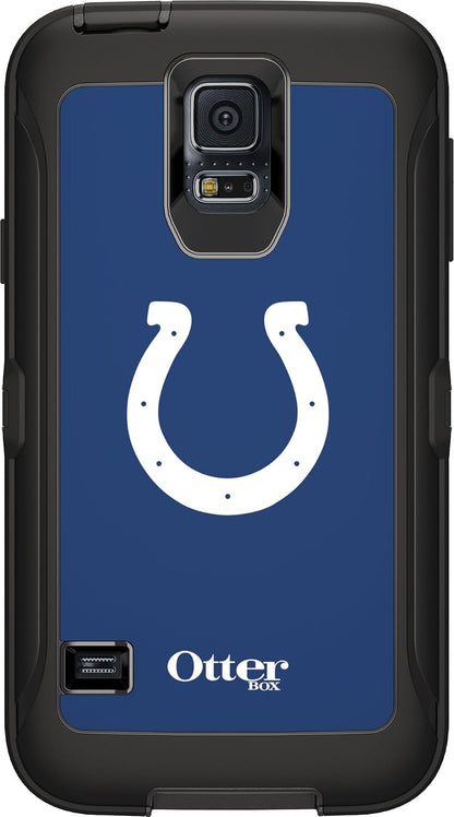 OtterBox Funda para Samsung Galaxy S5 con Logo NFL - Estuche para Samsung S5 - NFL COLTS (BLACK W - INDIANAPOLIS COLTS NFL LOGO) - empaque estándar