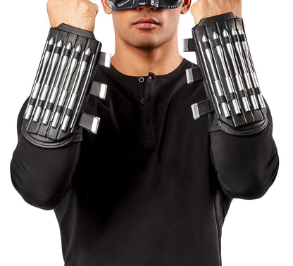Rubies DC Batman para hombre: The Batman Movie Guantellet, como se muestra, talla única para fiestas temáticas y Halloween, Como se muestra, Talla única