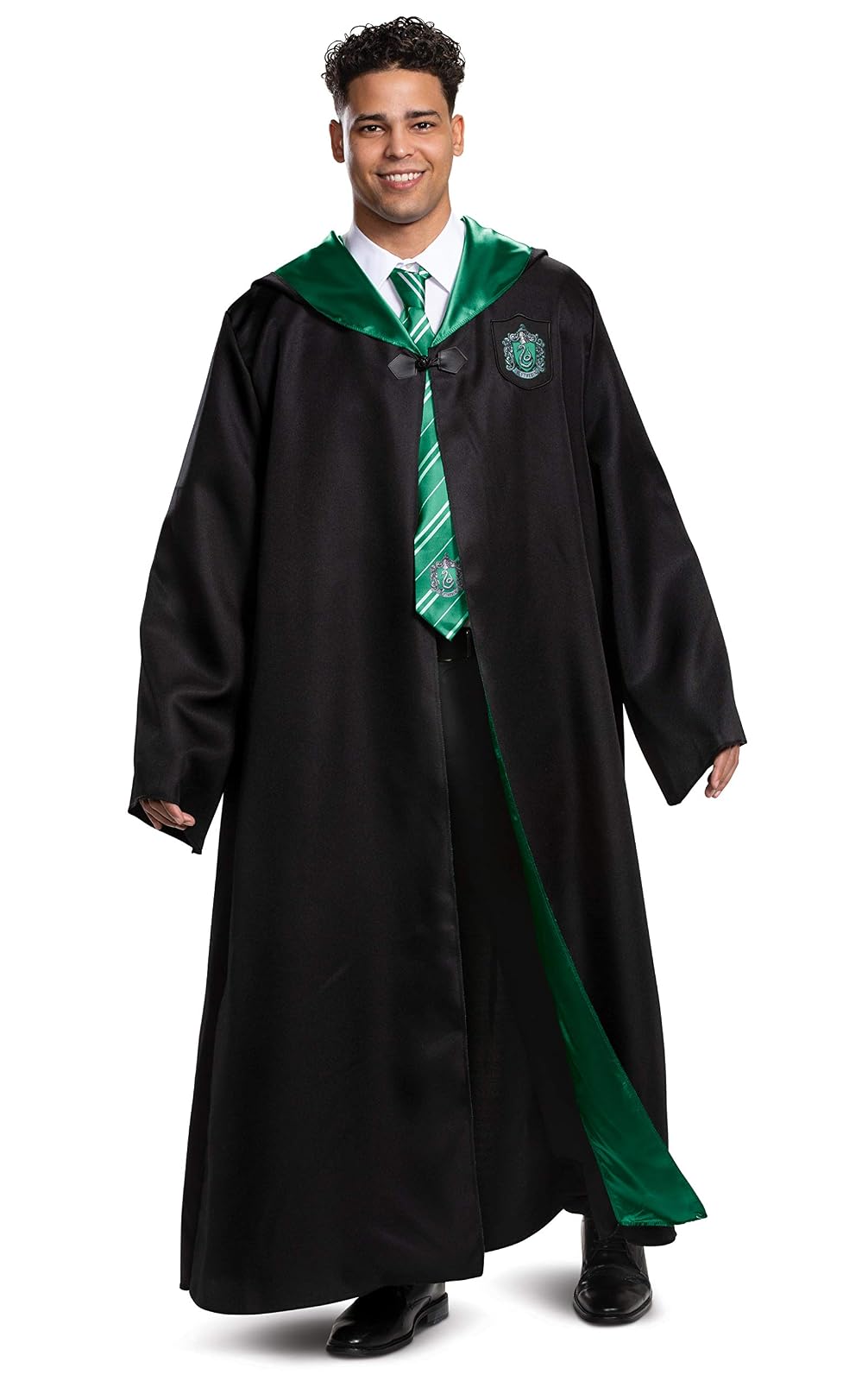 Harry Potter Robe, Deluxe Wizarding World Hogwarts House Themed Robes for Adults, Movie Quality Dress Up Costume Accessory