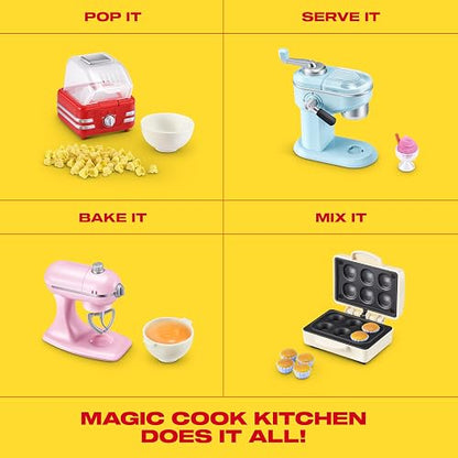 Mini Brands-Magic Cook Kitchen-Series 1 2PK-Cup Cake Maker and Mixer,2PK in Mail Box