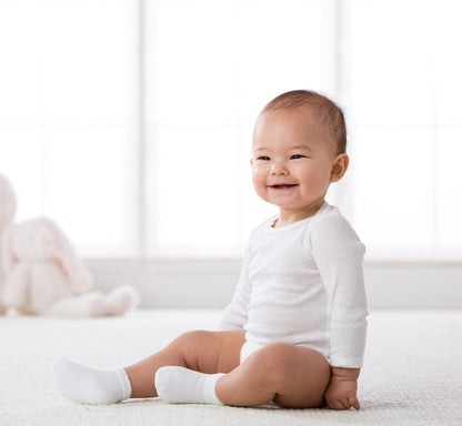 Gerber Paquete de 6 calcetines para niña, Amarillo, Naranja