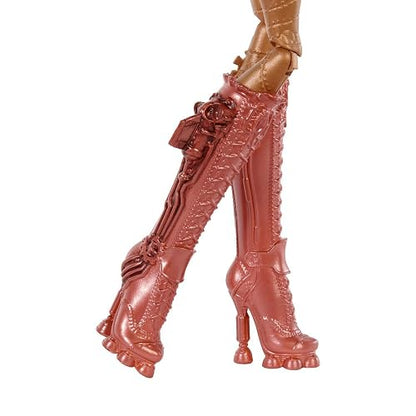Monster High Skullector Muñeca de Colección Robecca 6+ Años | Línea Creeproduction; figura articulada de estilo retro