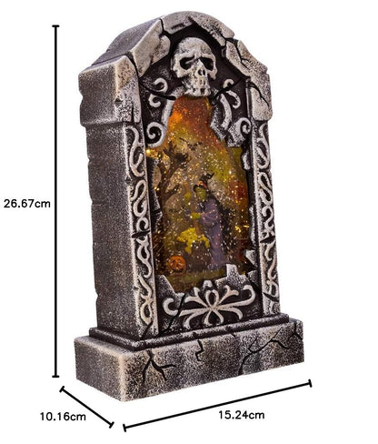 Kurt Adler Kurt S. Adler Mesa de Mesa LED de 10.5 Pulgadas para Halloween para Tumba acuática, Multicolor