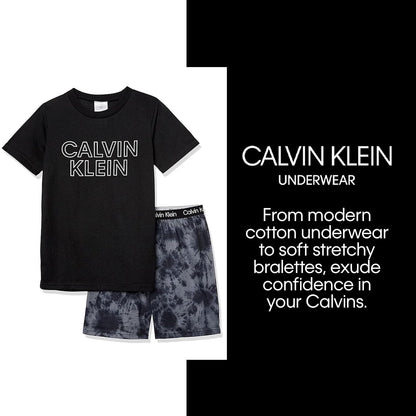 Calvin Klein Calvin Klein Conjunto de Pijama de 2 Piezas para niños Juego de Pijama para Niños