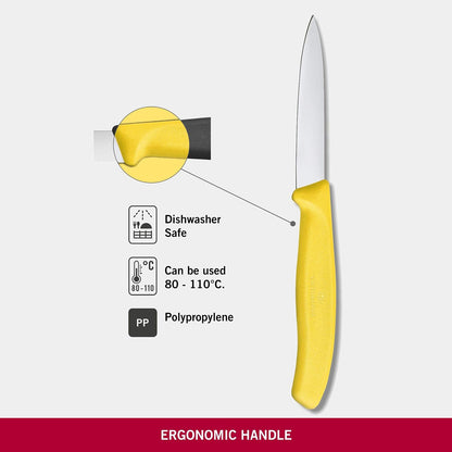 Victorinox Cuchillo Mondador, Amarillo, 8 Centímetros