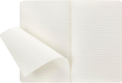Moleskine Cahier - Diarios (3 unidades), tamaño grande, (5 x 8.25), cubierta suave, Rayado, Kraft marrón