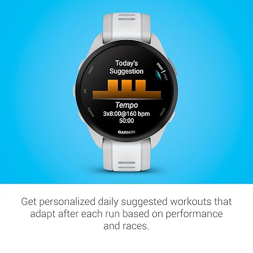 Garmin Forerunner 165 Music Mist Grey/Whitestone