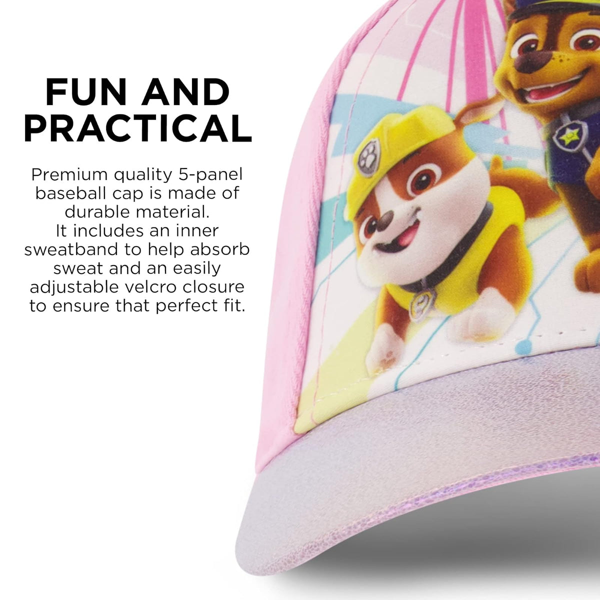 Nickelodeon - Gorra de béisbol para niñas, Gorra Ajustable para niños de 2 a 4 años