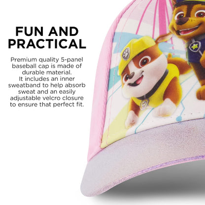 Nickelodeon - Gorra de béisbol para niñas, Gorra Ajustable para niños de 2 a 4 años