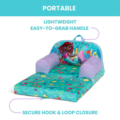 Delta Children Cozee Buddy - Silla abatible para niños de Disney Junior's Ariel-out