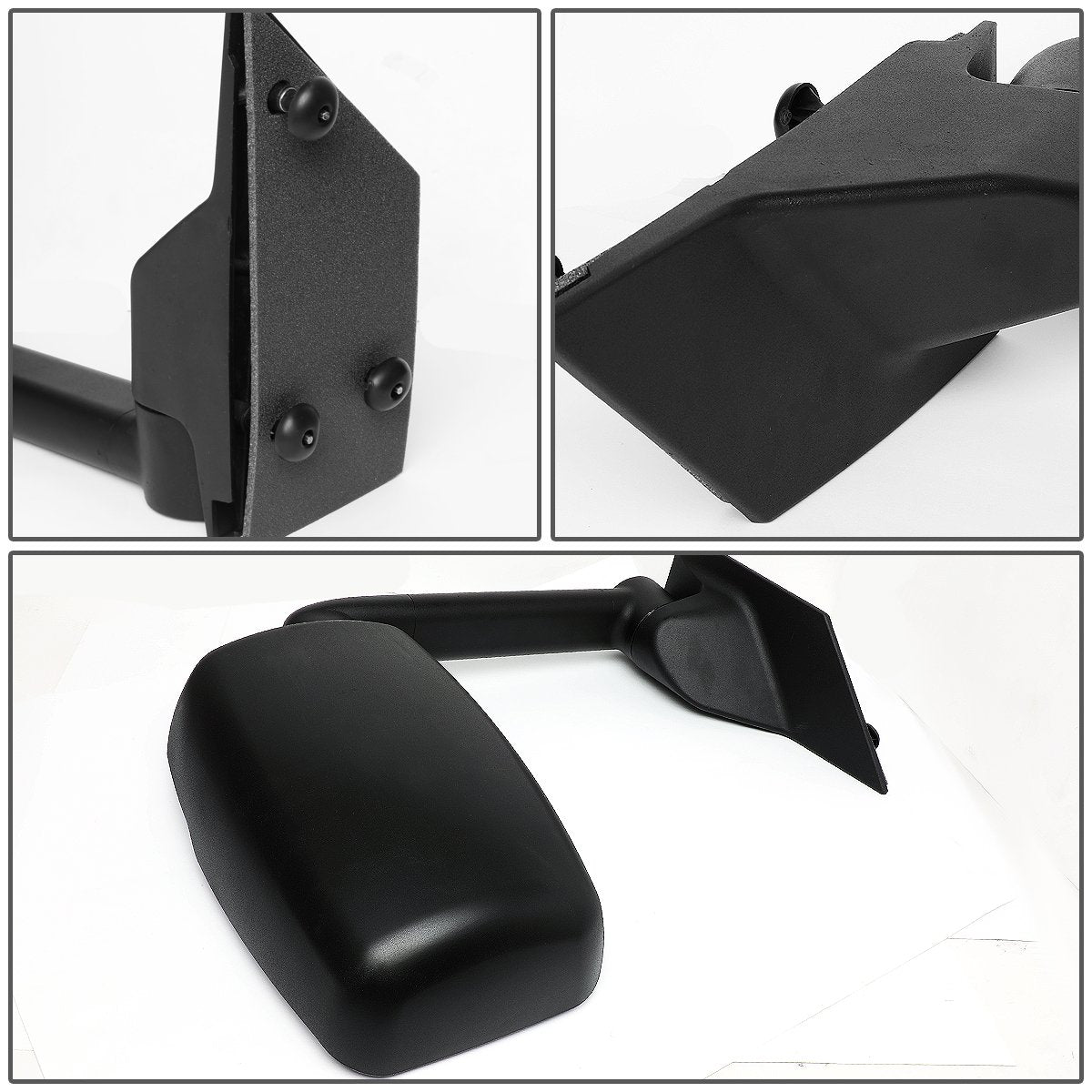 DNA Motoring Espejo Retrovisor Plegable Manual Izquierdo/Conductor MR-OEM-008-L para GMC Express/Savana 1500/2500/3500 2003-2018, Negro