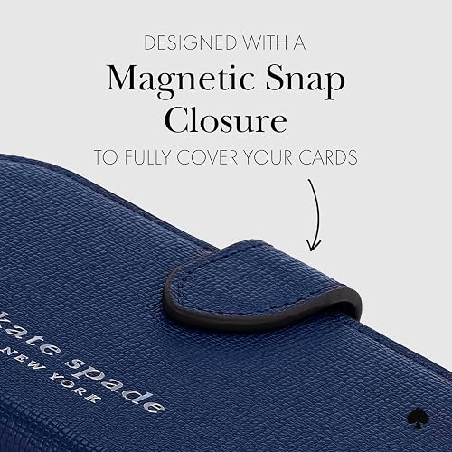 Kate Spade New York - portafolios magnética para teléfono, color azul marino
