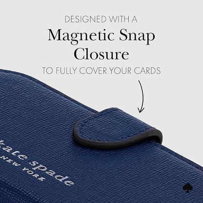 Kate Spade New York - portafolios magnética para teléfono, color azul marino
