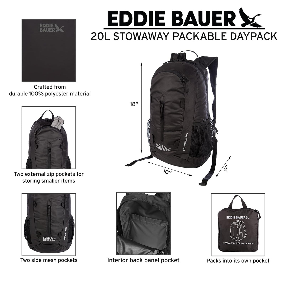Eddie Bauer Mochilas de senderismo mochilas-senderismoUnisex adulto