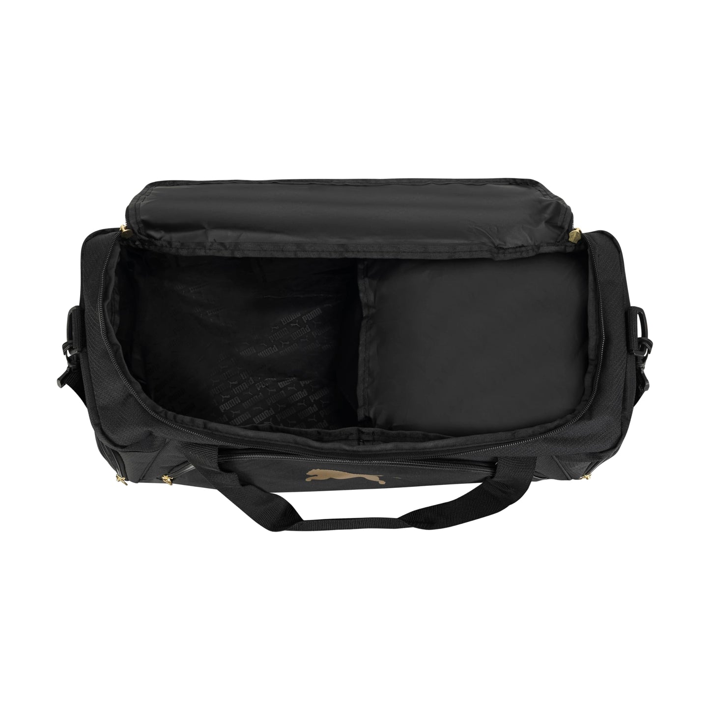 PUMA Evercat Accelerator Bolsa de lona, Negro/Oro, Uno-Talla