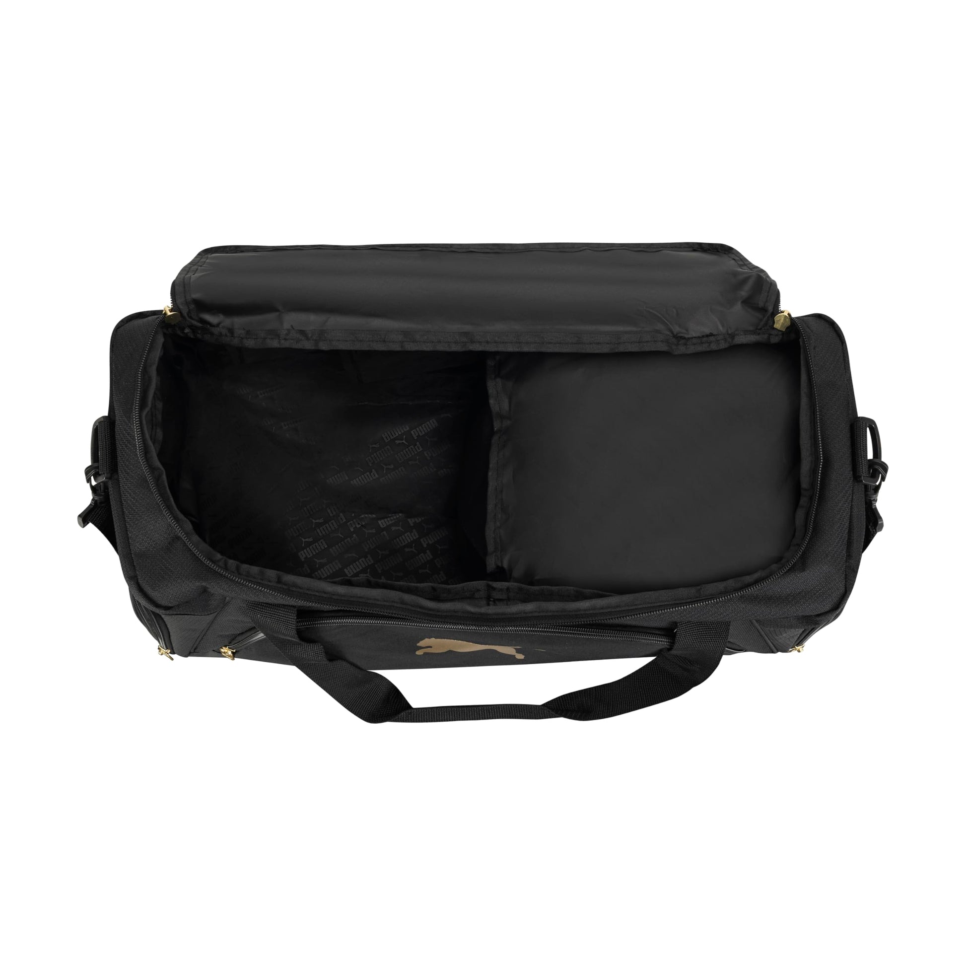 PUMA Evercat Accelerator Bolsa de lona, Negro/Oro, Uno-Talla