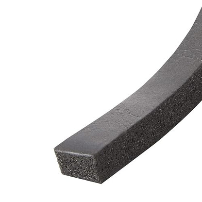 Frost King R338H Cinta de espuma de caucho esponjosa 3/16 pulgadas, color negro, 1-1/4"W, 5/16"T, Negro
