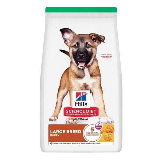 Hill's Science Diet Croquetas para Cachorro Sabor Pollo 12.5Kg | Croquetas Hill's para perro, pollo real, razas grandes, crecimiento sano, desarrollo cerebral con DHA, soporte inmunológico