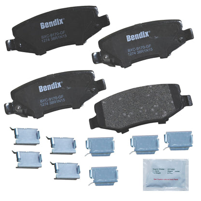 Bendix Priority1 Pastillas de Freno Traseras de Cerámica - CFC1274